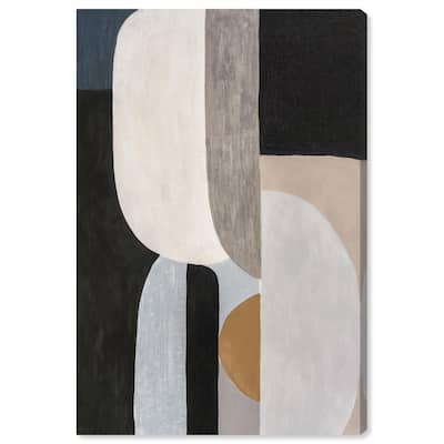 Interlocking Segments II Canvas by Art Remedy, Gallery Wrapped