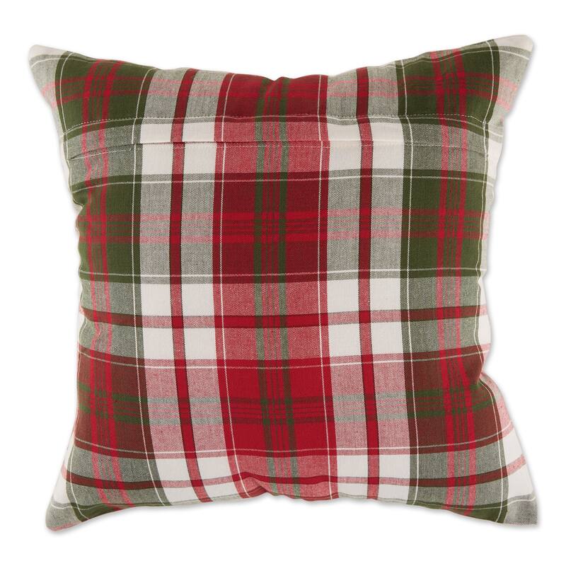 Christmas Plaid Pillow Cover 18x18 (Set of 4)