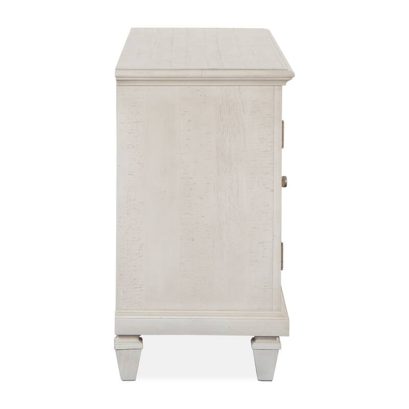 Magnussen Home Newport Alabaster Small Console - W x D x H