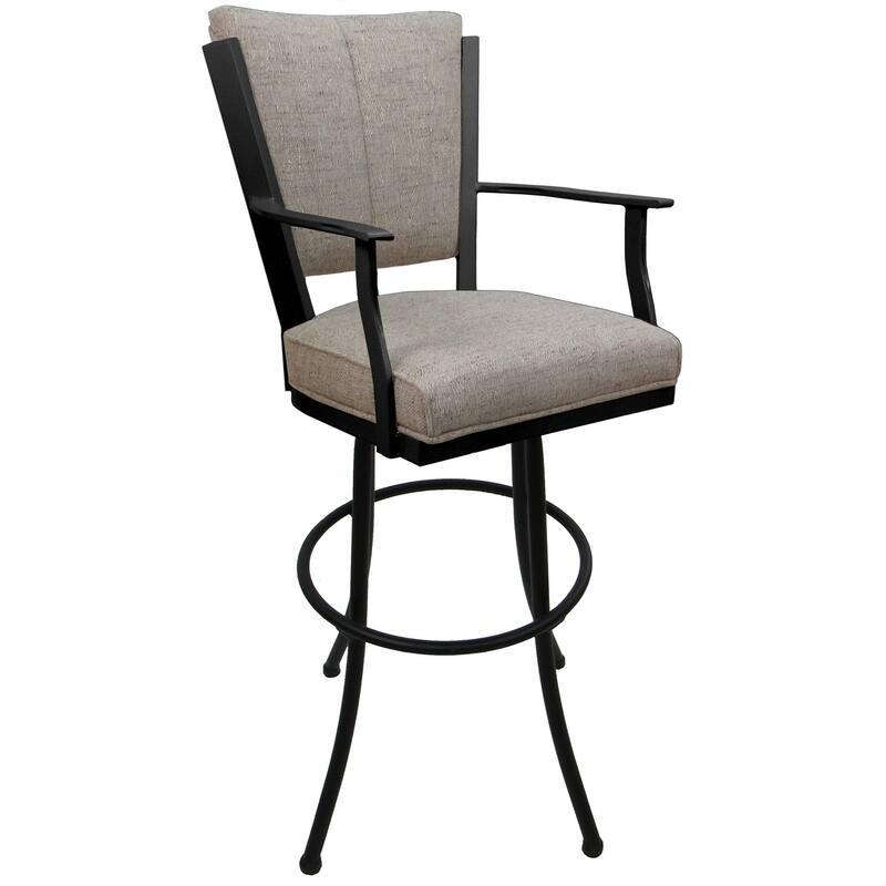 Swivel Extra Tall 34" (35") Metal Bar Stool Montana on Noam Base - 34" Seat