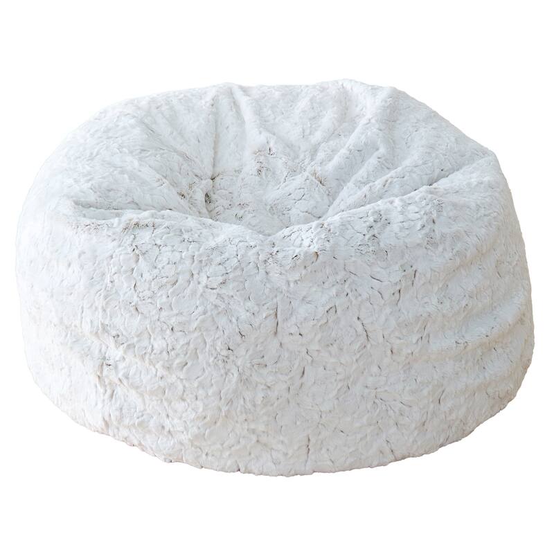 Sorra Home Indoor Faux Fur Bean Bag