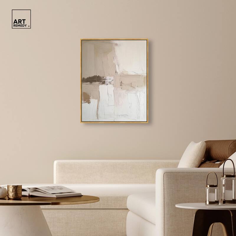 Subtle Earth Tones I Canvas by Art Remedy