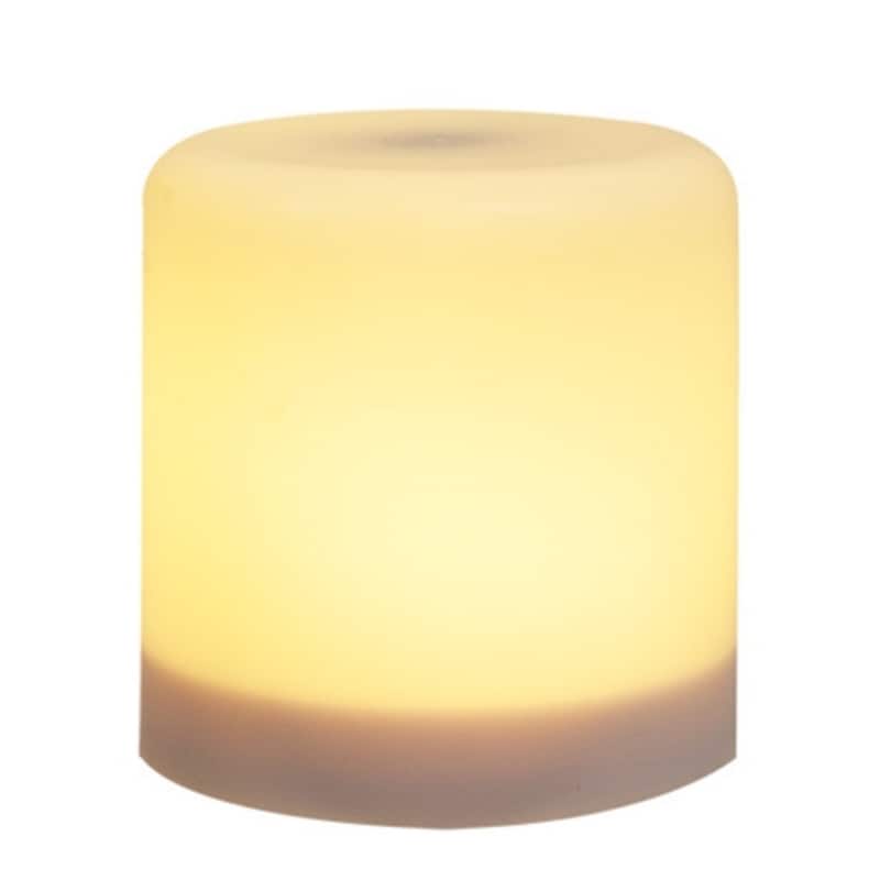 Battery Operated Flame Illusion LED Pillar Candle with Timer