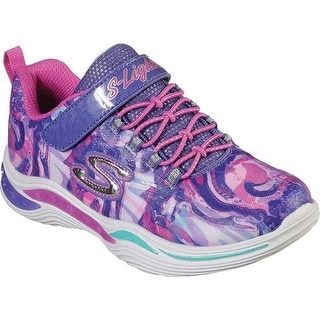 girls purple skechers