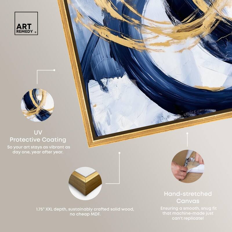 Bold Whirl I Canvas by Art Remedy