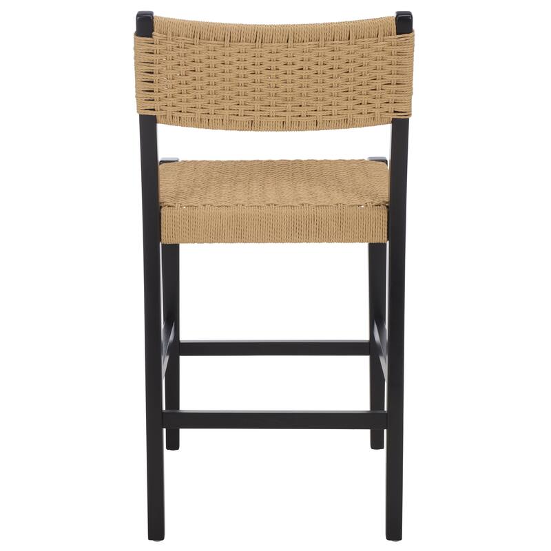 SAFAVIEH Home Dutton Woven Counter Stool - 18"W x 24"D x 37"H