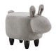 preview thumbnail 6 of 50, iQ Friends - Animal Ottomans by iNSPIRE Q Junior Grey Bunny