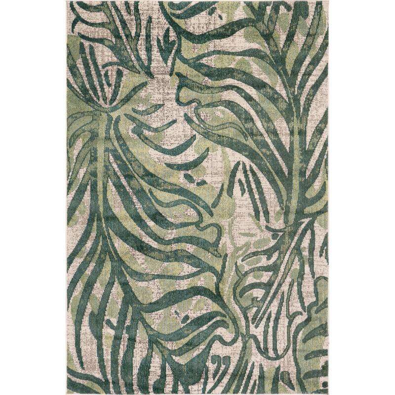 Nuloom Cali Abstract Leaves Area Rug
