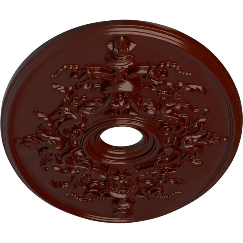 30 3/4"W x 21/14"H x 3 7/8"ID x 1 5/8"P Alexa Ceiling Medallion
