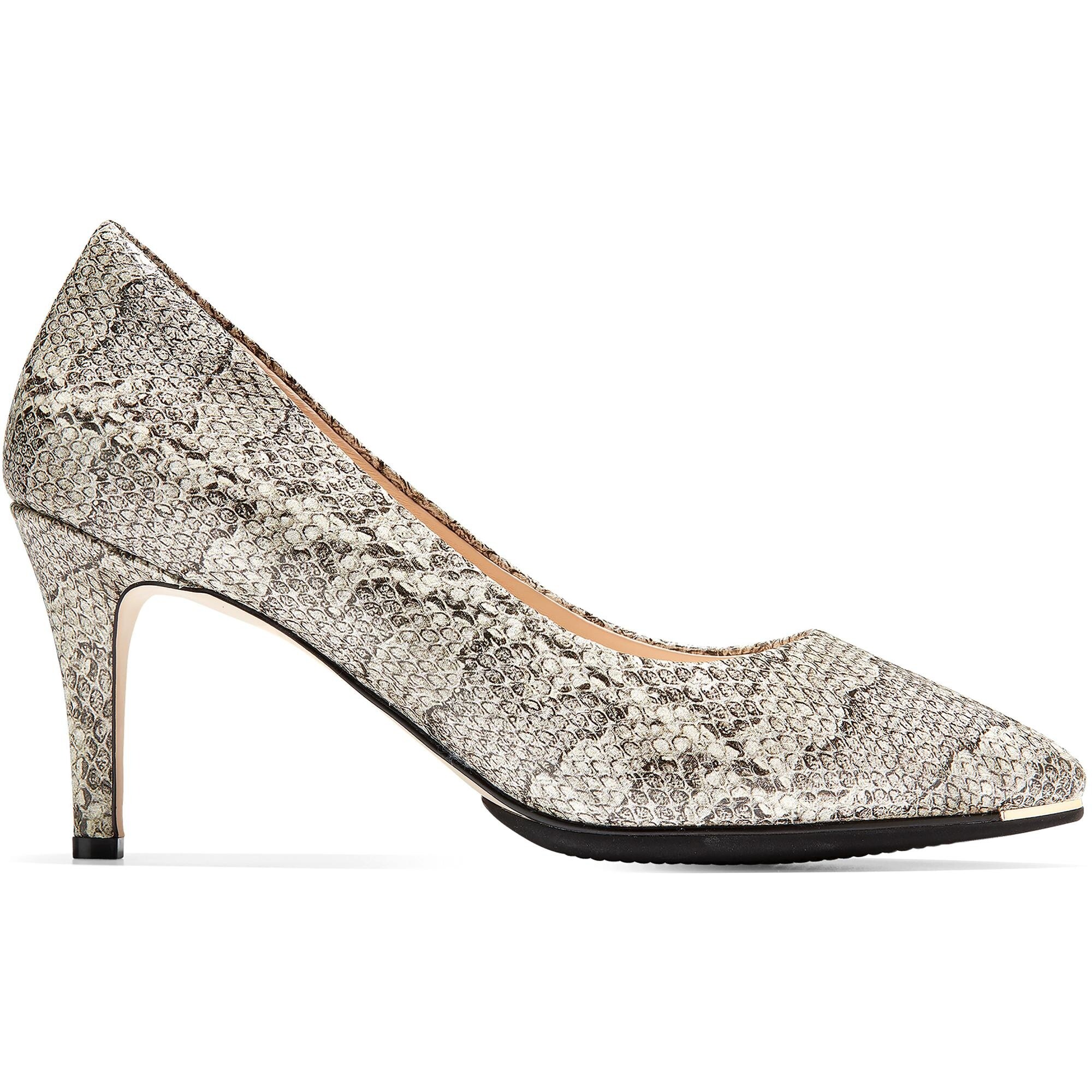 snake print pumps