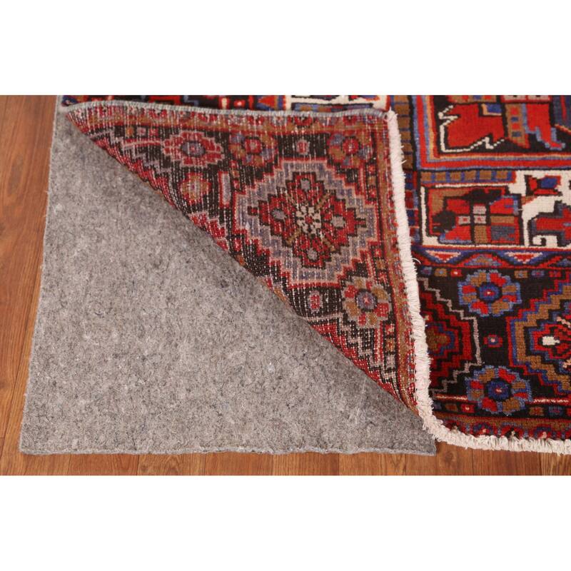 Hand Knotted Oriental 100% Wool Carpet Traditional Medallion Red Heriz Area Rug - 11' 11'' X 8' 10''