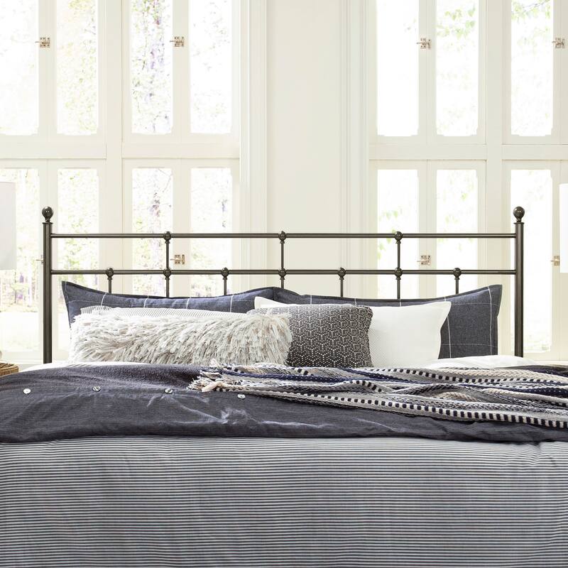 Hillsdale Furniture Providence Traditional Spindle Metal Headboard