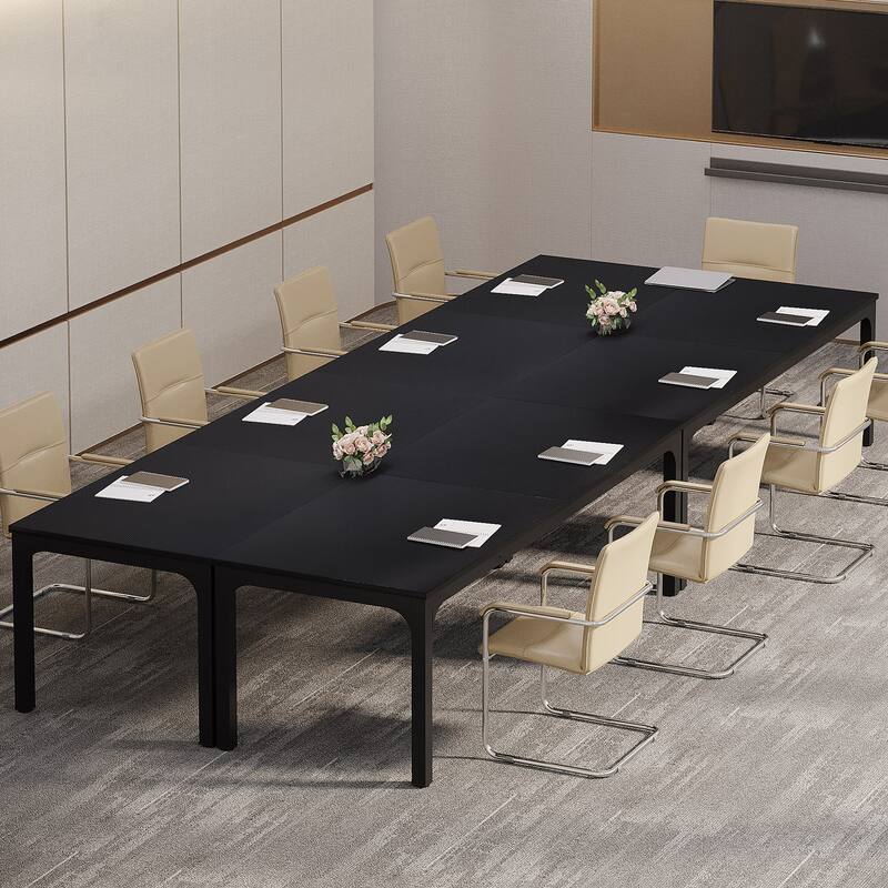 78.74" Large Rectangle Conference Table, Office Meeting/Seminar/Business Table Desk for Office Boardroom & Meeting Room