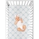 preview thumbnail 6 of 4, Sweet Jojo Designs Blue Bows Girl Fitted Crib Sheet - Tiffany & White Bow for the Ballet Collection, Vintage Coquette Aesthetic