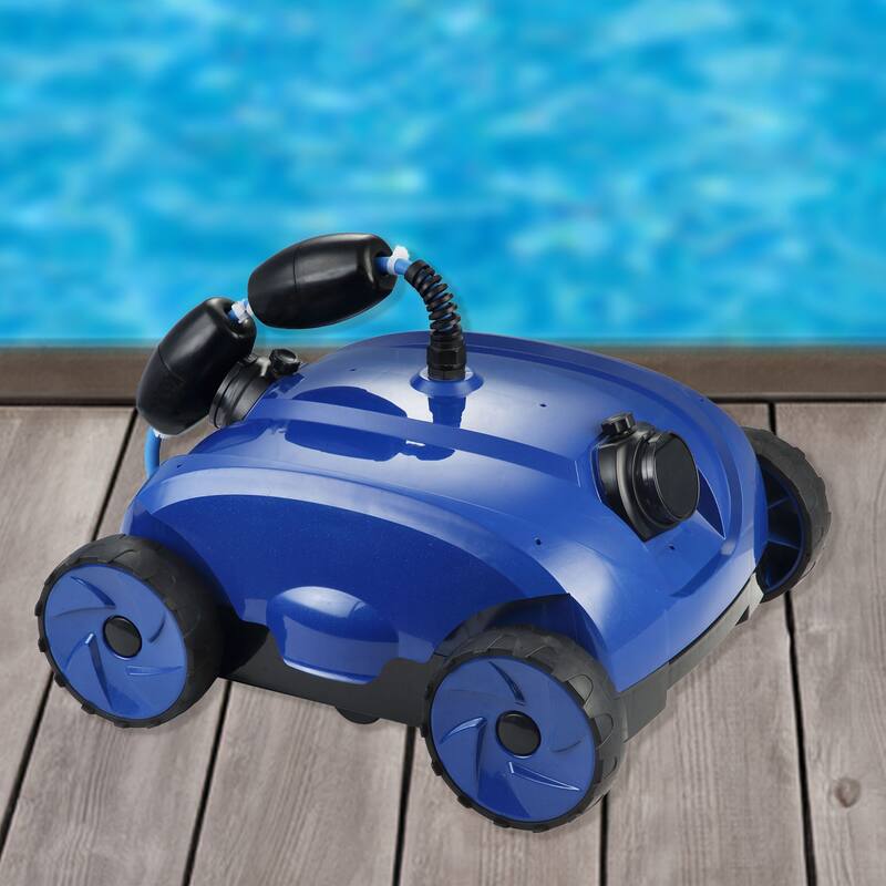 Blue Robotic Automatic Swimming Pool Cleaner