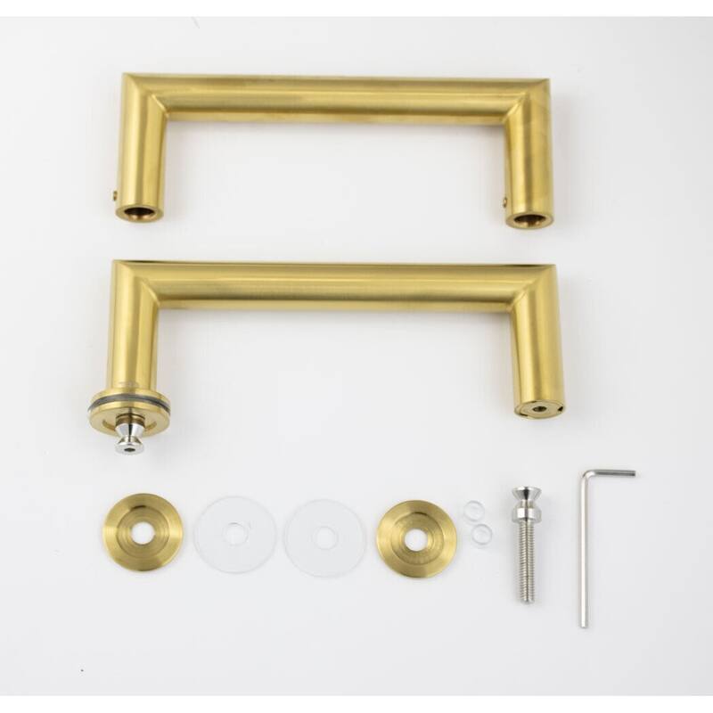 CEL 8"x 8" Mitered Corner Back to Back Shower Door Pull Handles