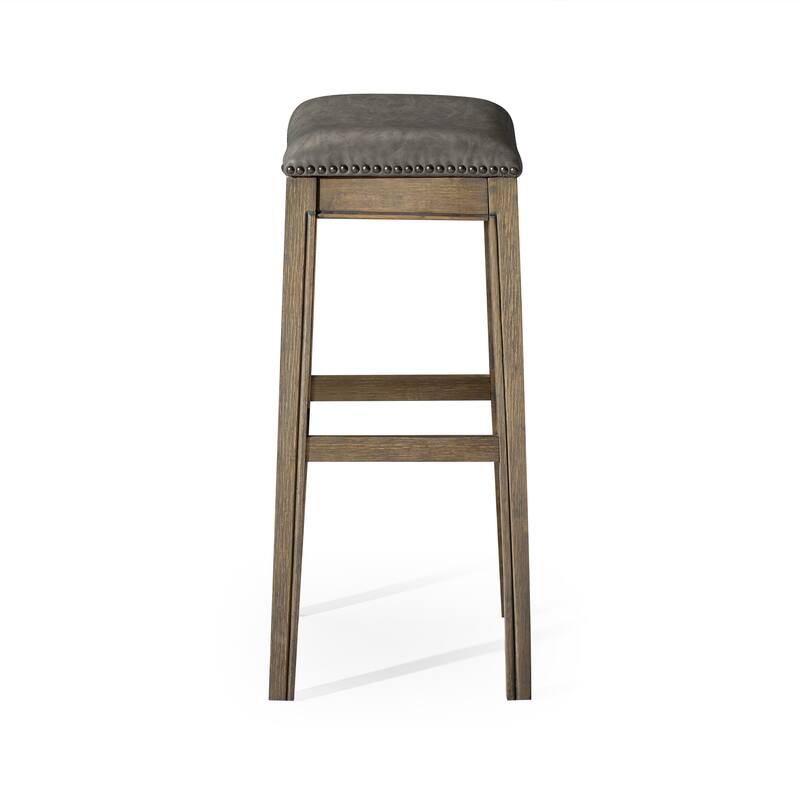 Maven Lane Adrien Saddle Kitchen Dining Stool