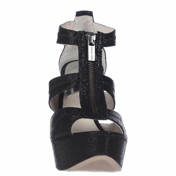 michael kors berkley t strap glitter