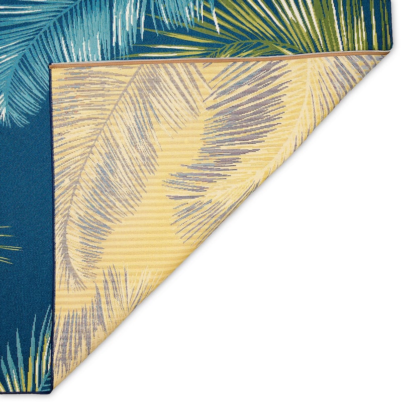 Liora Manne Marina Palm Border Indoor/Outdoor Rug
