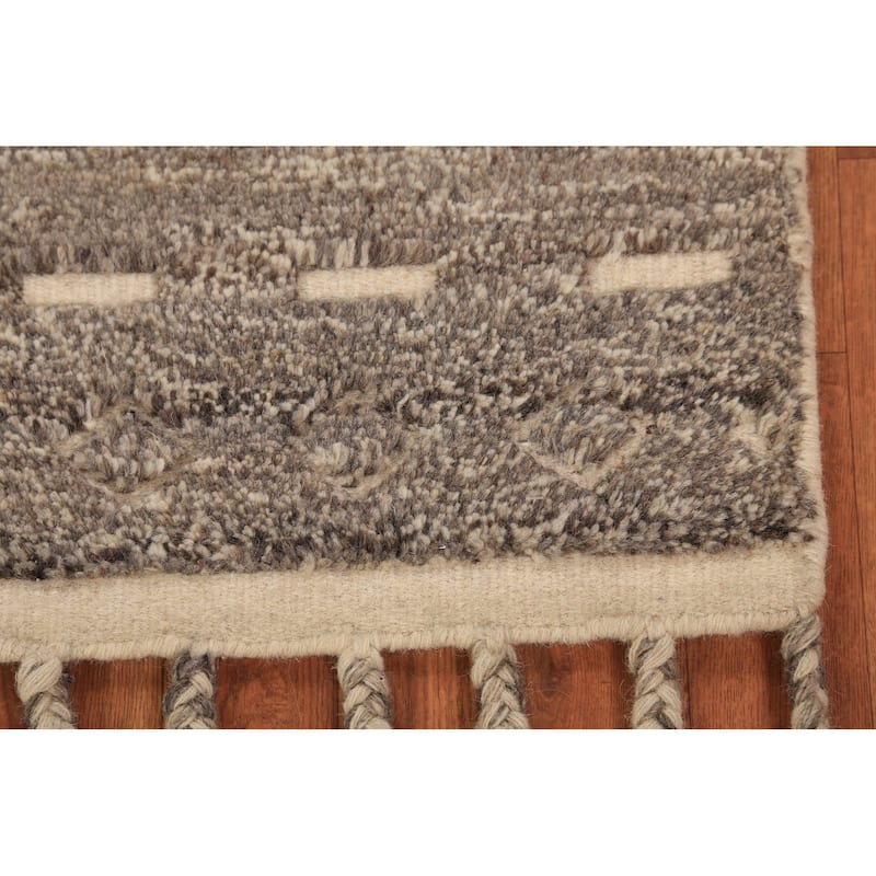 Moroccan Foyer Rug Handmade Geometric Wool Carpet - 2'0"x 3'0"