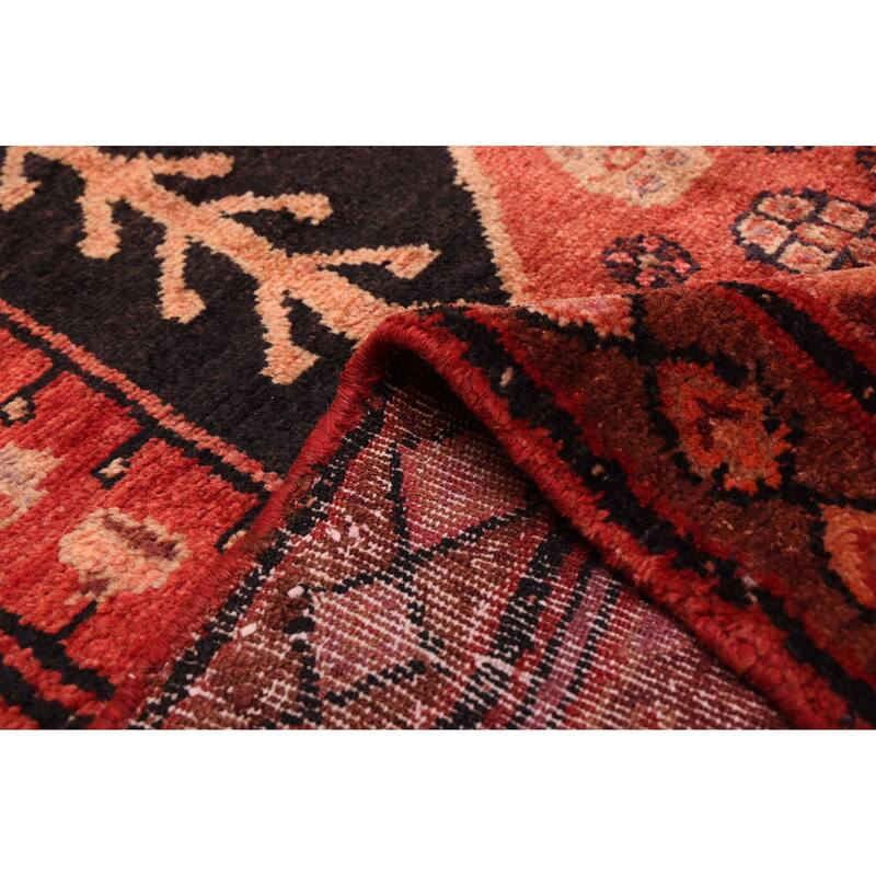 ECARPETGALLERY Hand-knotted Andelz Red Wool Rug - 5'1 x 8'6