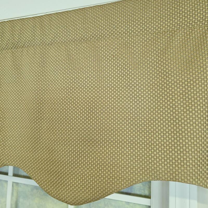 RLF Home Basket Weave Regal Valance