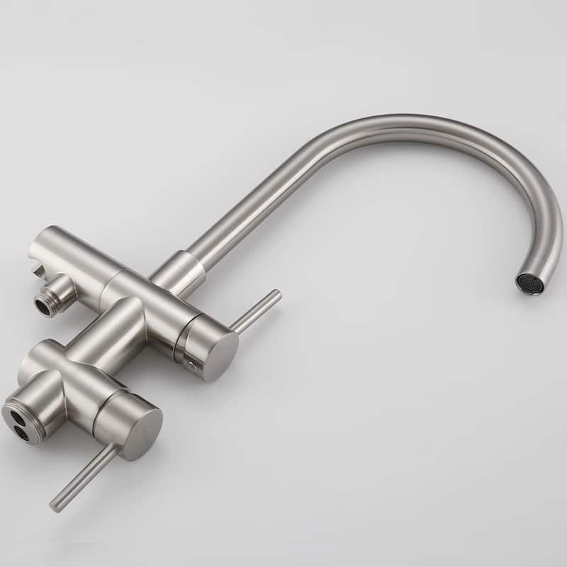 Freestanding Bathtub Faucet Tub Taps Floor Mount w/ Handheld Shower