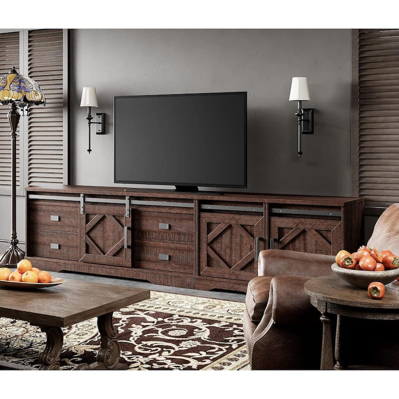 Modern Farmhouse TV Stand for up to 85" 110" 140" TVs
