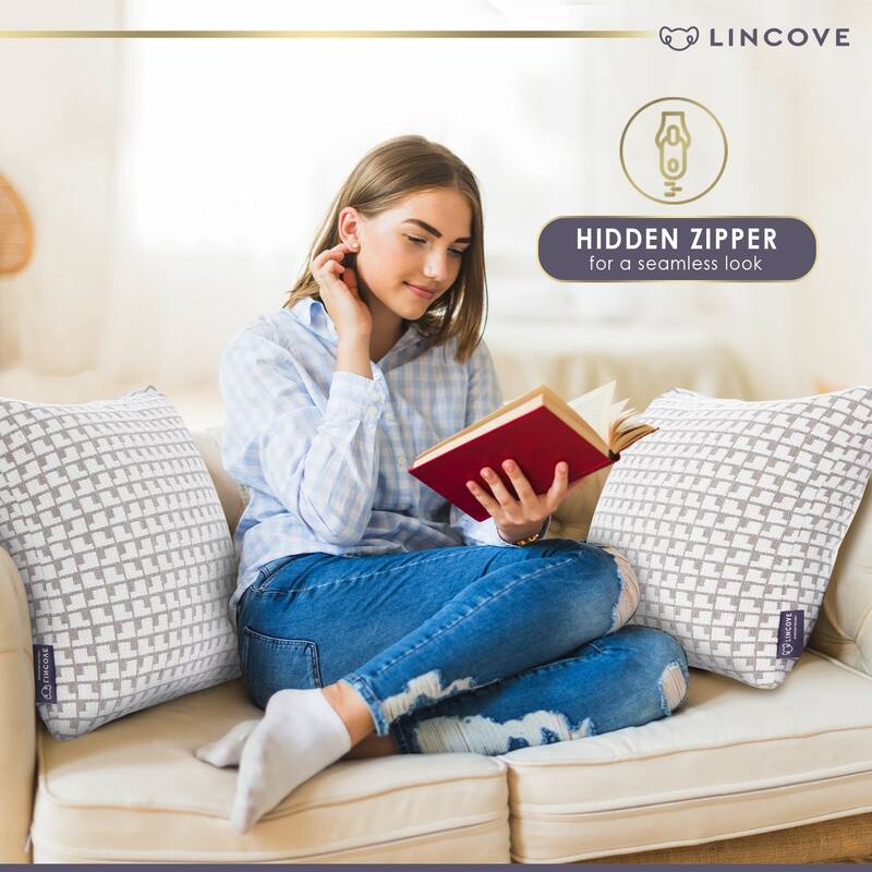 Lincove Accent Pillow Cover with Insert – Premium Quality, Soft Elegant Finish