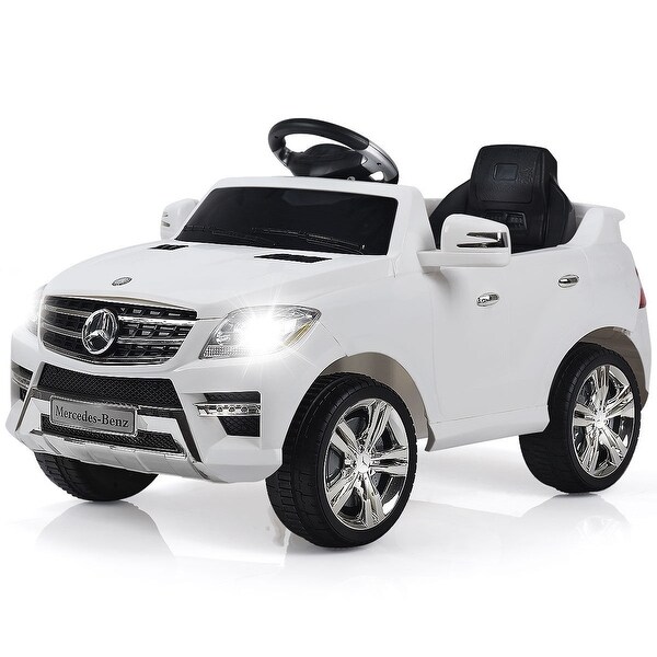 Shop Costway Mercedes Benz Ml350 6v Electric Kids Ride On
