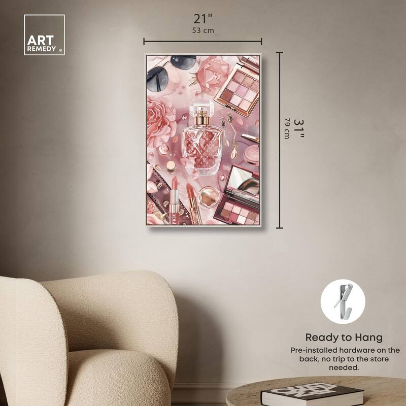 Glam Sparkle Lay Out II Canvas by Art Remedy