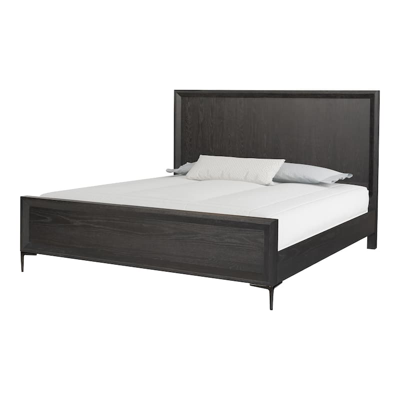 Furniture of America Fable Modern Solid Wood Panel Bed