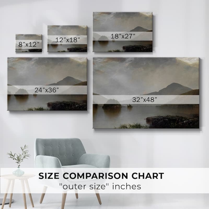 Vintage Landscape -CMXLIX -Gallery Wrapped Canvas