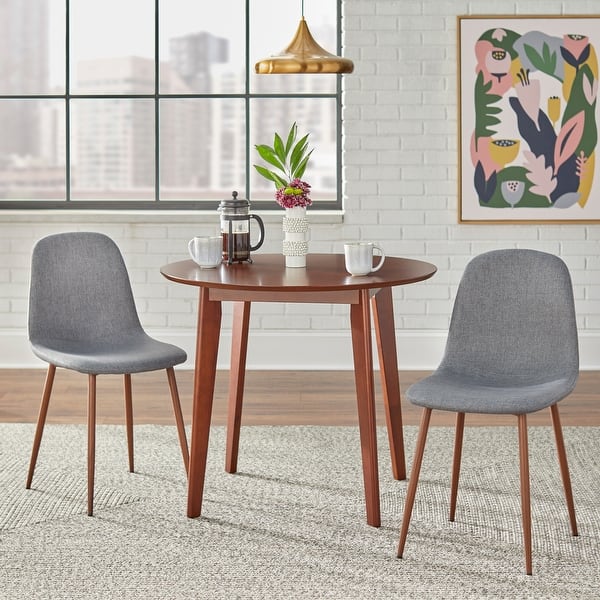 slide 2 of 12, Simple Living Larsen 3-piece Dining Set Grey