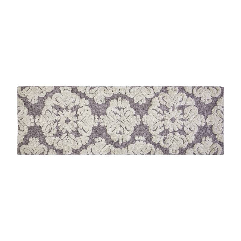 Better Trends Medallion Tufted Bath Mat Rug 100% Cotton