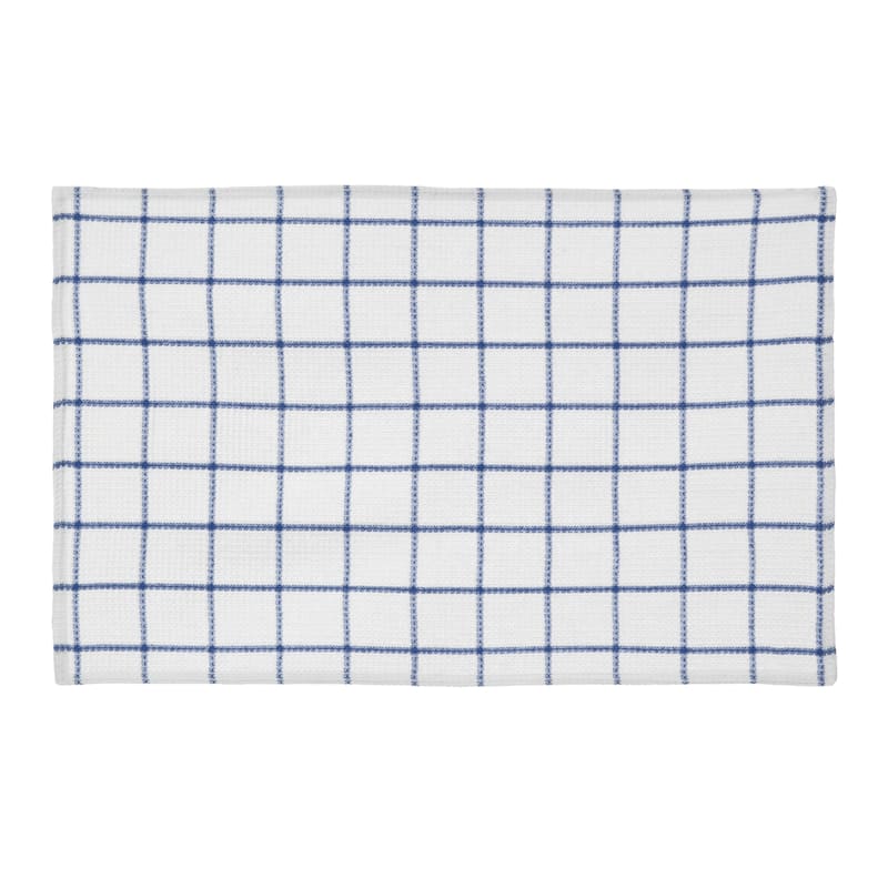 Fabstyles Solo Waffle Cotton Kitchen Towel Set of 4 - 18x28