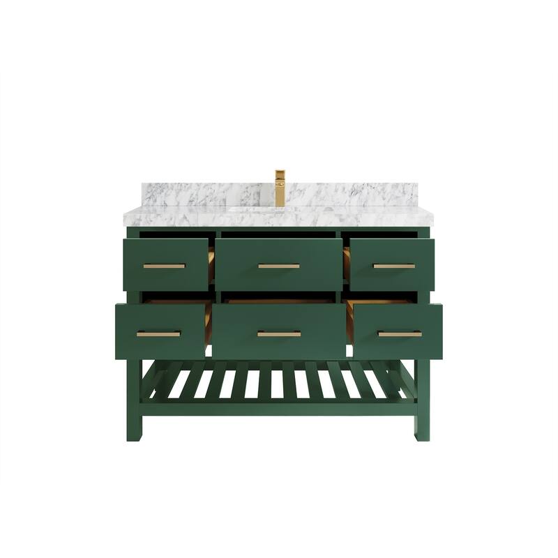 Willow Collections 48 in. W x 22 in. D Parker Single Sink Bathroom Vanity with Countertop