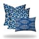 ARUBA Collection Indoor/Outdoor Lumbar Pillow Set, Sewn Closed - 20 x 20 - 20 x 20