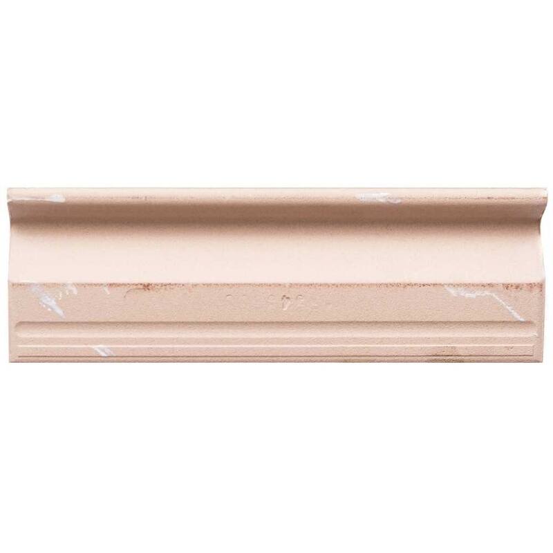 The Tile Life Fresno 2x6 White Ceramic Chair Rail Wall Tile - Case of 20 (1.67 Sq. ft.)