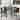 GDFStudio - Hamilton 5-Piece Classic Crystal Design Wooden Counter Height Dining Table Set with 4 Upholstered Chairs
