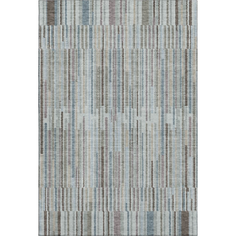 Premium Washable Super Soft Stripe Stack Mayfield Rug