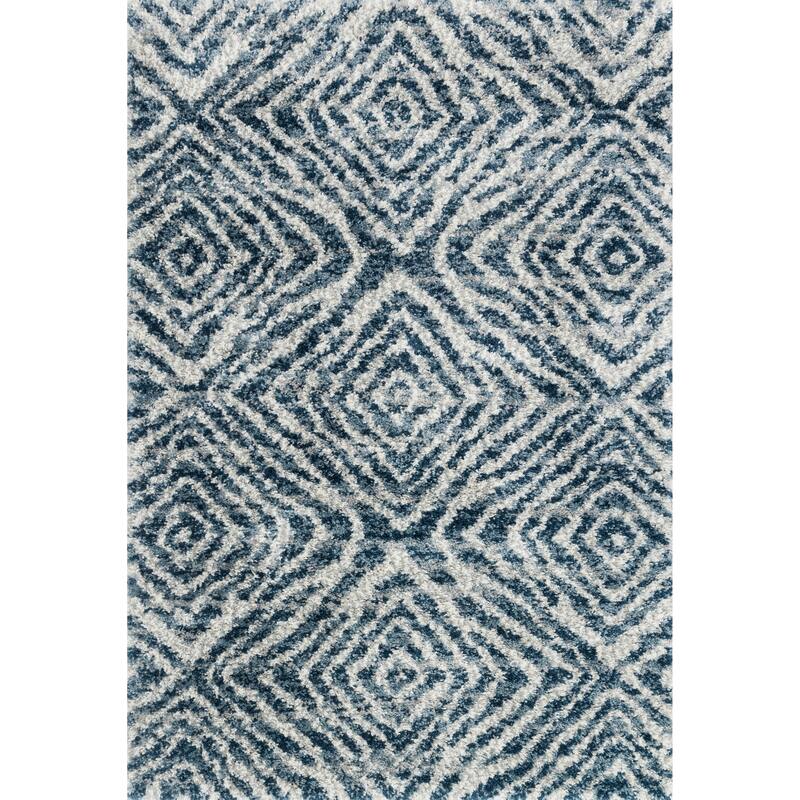 Alexander Home Geometric Moroccan Shag Area Rug