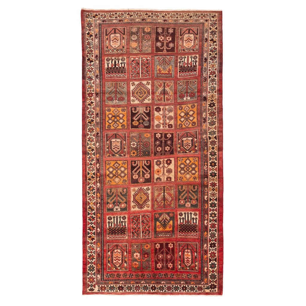 ECARPETGALLERY Hand-knotted Andelz Red Wool Rug - 5'3 x 10'9