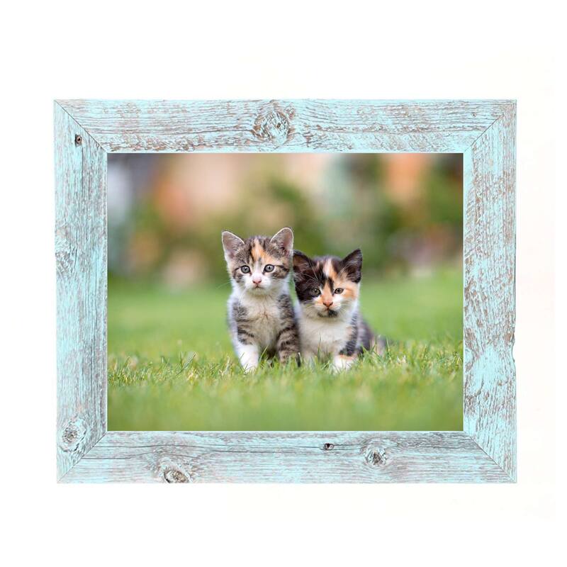 12"x14" Rustic Blue Picture Frame