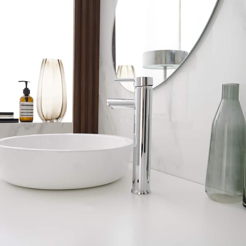 WIZ Single Hole Single Handle Bathroom Vessel Sink Faucet