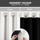 preview thumbnail 24 of 91, Deconovo 100 Percent Blackout with Liner Grommet Curtain (2 Panel)