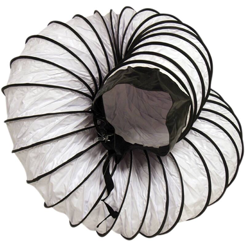 Rubber-Cal "Air Ventilator White" Ventilation Duct Hose (Fully Stretched), 20-Inch by 25-Feet - 20x300