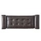 preview thumbnail 11 of 17, Alden Tufted Faux Leather Armed Storage Ottoman Bench by Christopher Knight Home