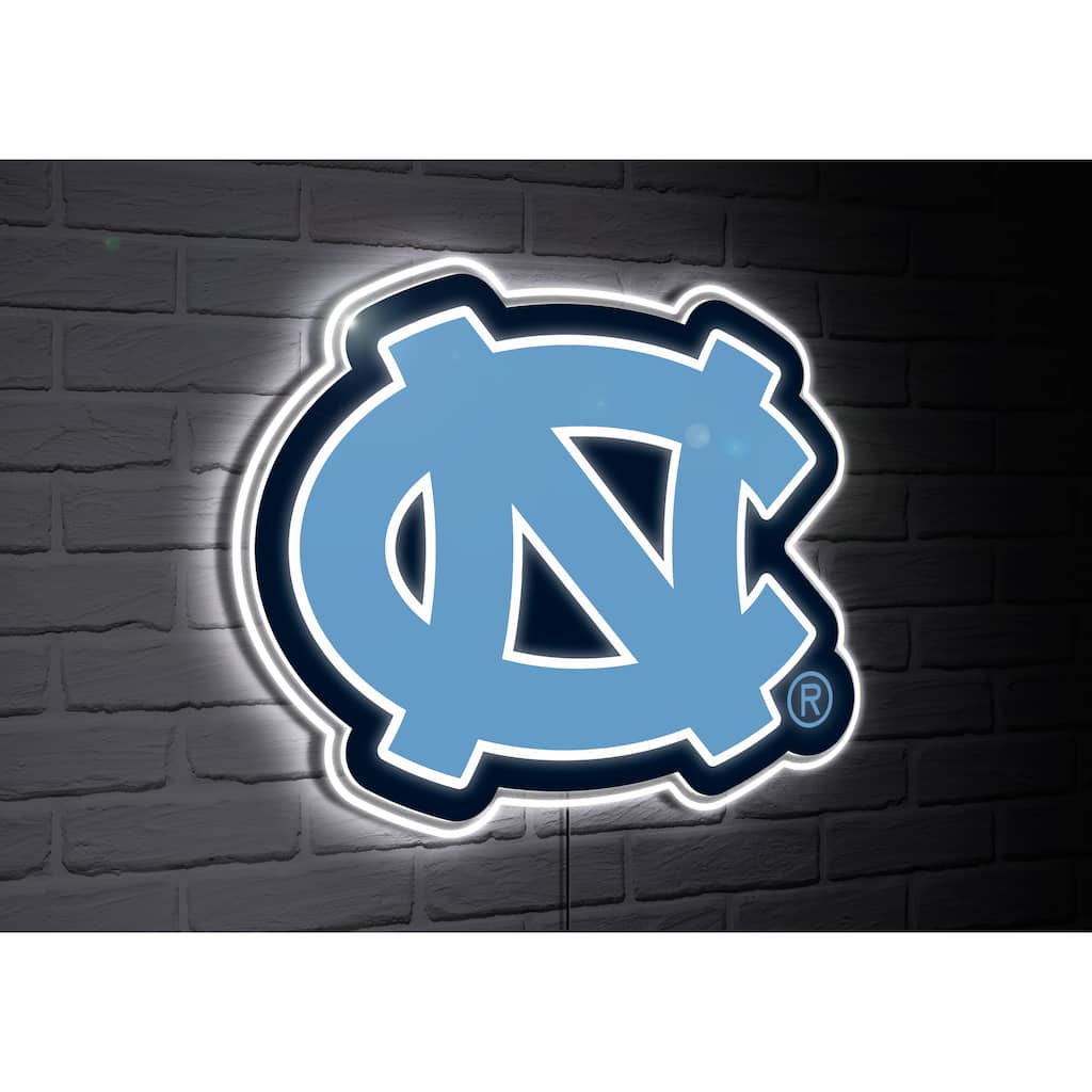 North Carolina Tar Heels Team Logo LED Wall Decor Lighted Sign