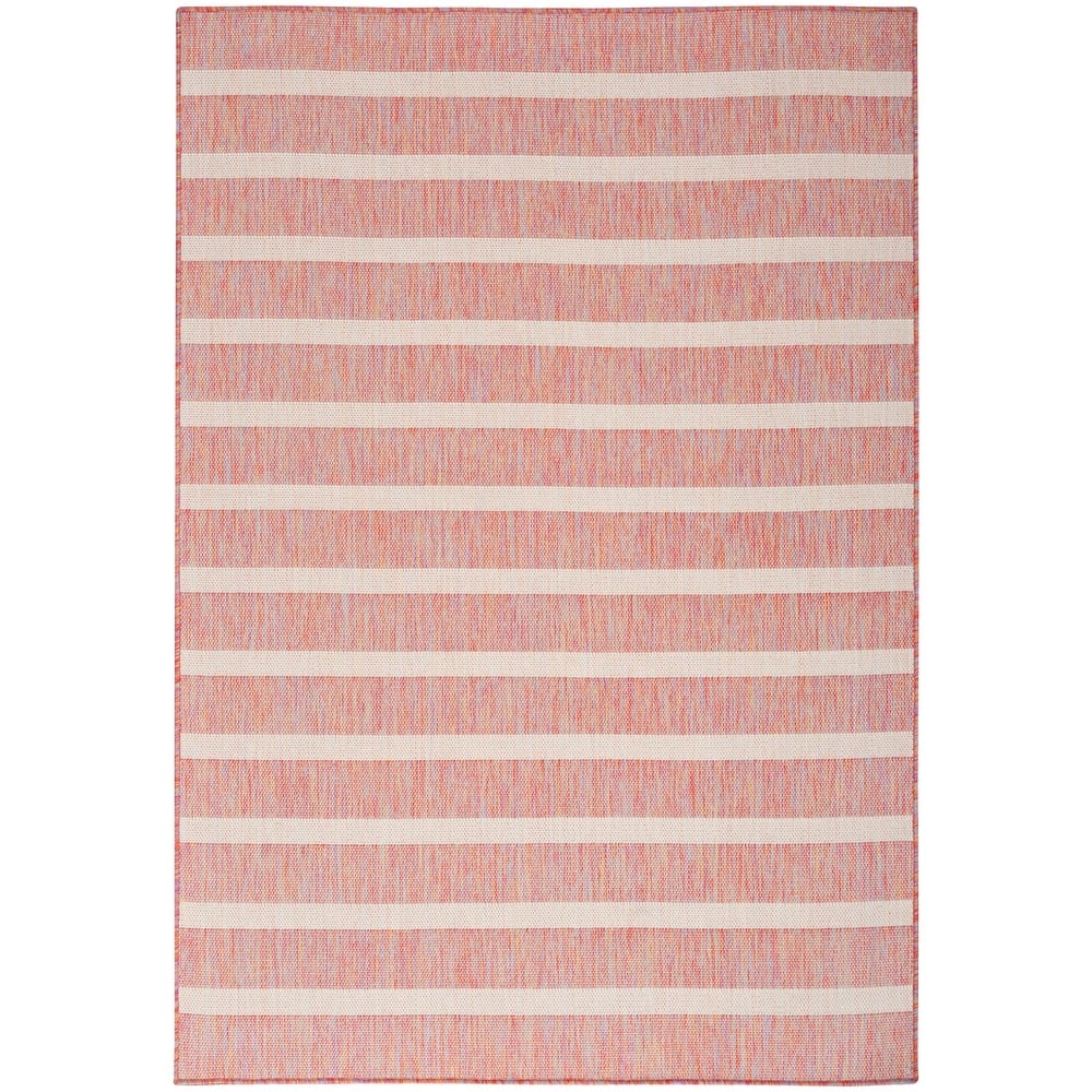 Nourison Selerno Indoor/Outdoor Striped Area Rug.